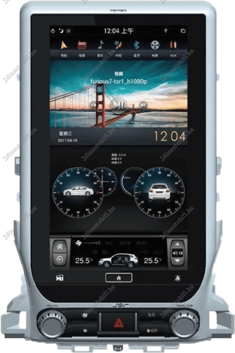 – típus specifikus autóhifi Toyota Land Cruiser 200 (2016-2019) 13,4