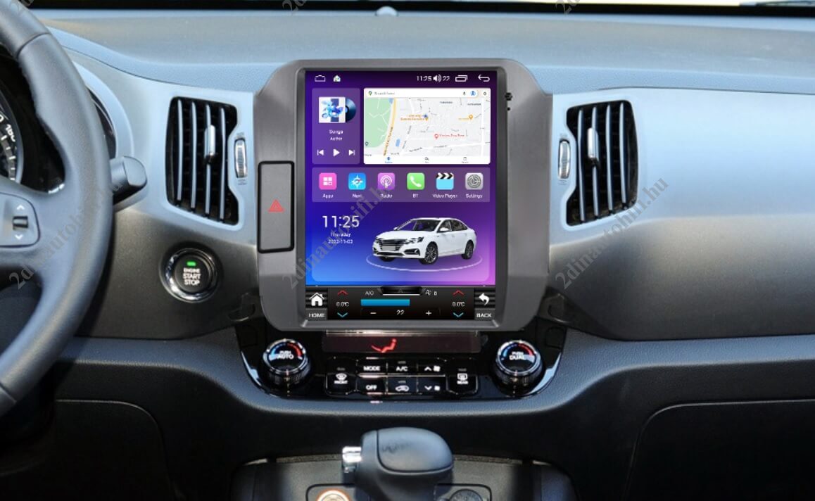 – típus specifikus autóhifi KIA Sportage (2011-2016) hatalmas
