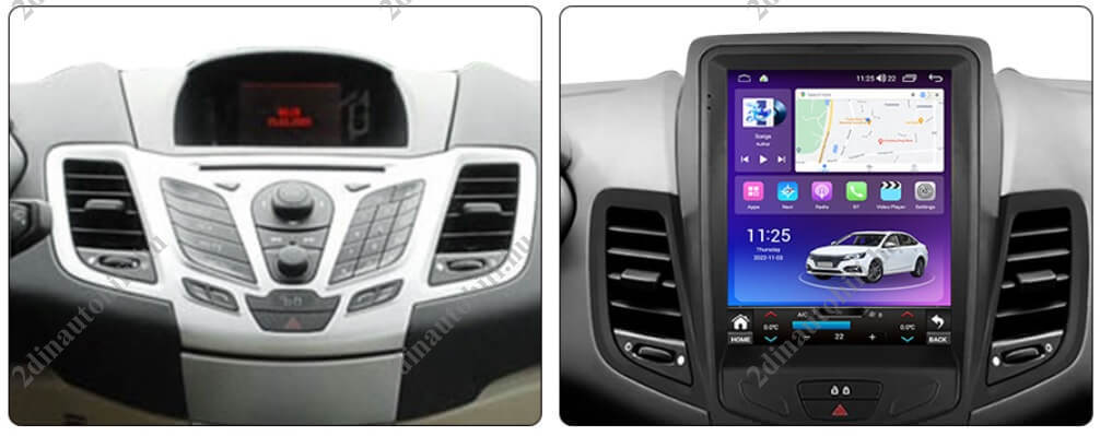 – típus specifikus autóhifi Ford Fiesta (2009-2014) hatalmas