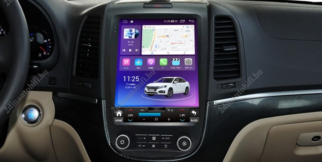 – típus specifikus autóhifi Hyundai SantaFe (2006-2012) hatalmas