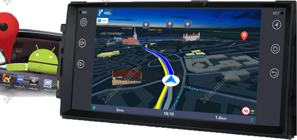 – típus specifikus autóhifi Chrysler Dodge Jeep 7
