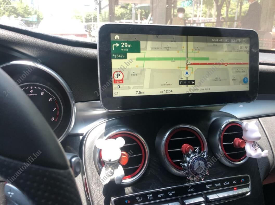 – típus specifikus autóhifi Mercedes B W245 W246 (2012-2019) hatalmas 10,25