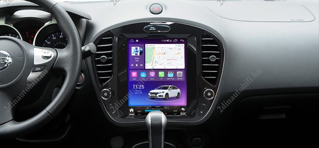 – típus specifikus autóhifi Nissan Juke (2010-2014) hatalmas