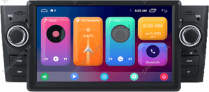 – típus specifikus autóhifi Fiat Grande Punto Linea (2007-2012) magyar menüs GPS navigációs autórádió Wifi Bluetooth