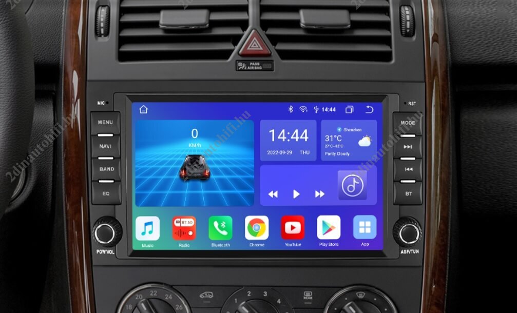 – típus specifikus autóhifi Mercedes A W169 B W245 V W639 Vito Viano W906 Sprinter VW Crafter (2004-2012) 8