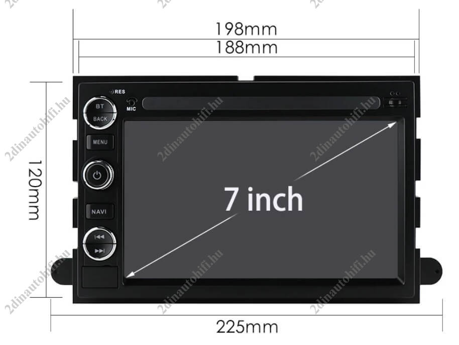 – típus specifikus autóhifi Ford F150 F250 Edge Escape Expedition Explorer Mustang Taurus magyar menüs GPS navigációs autórádió Wifi Bluetooth DSP - Image 3