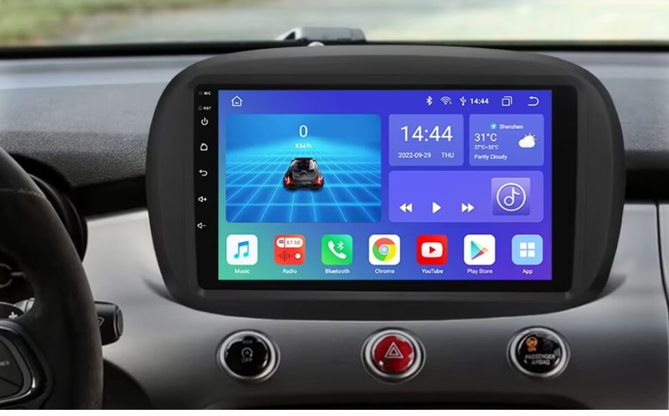 – típus specifikus autóhifi Fiat 500X (2014-2020) 9