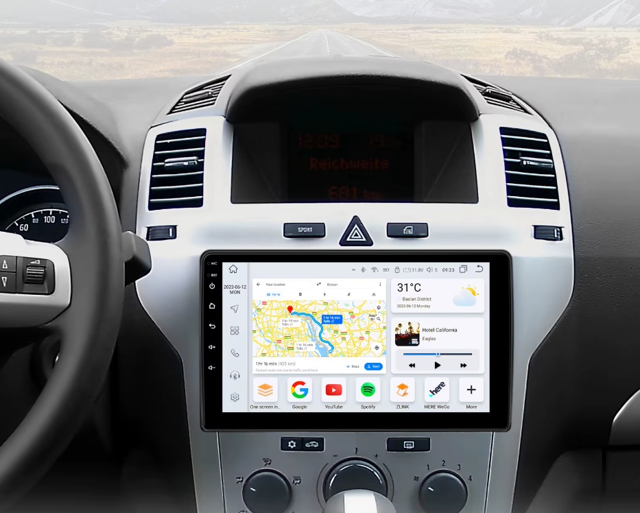 – típus specifikus autóhifi Opel Astra H Zafira B (2005-2014) 9