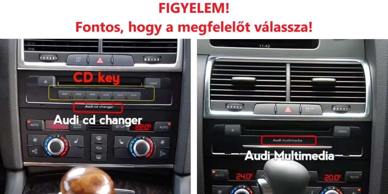 AudiQ70510CDMU-03 - autó specifikus multimédia