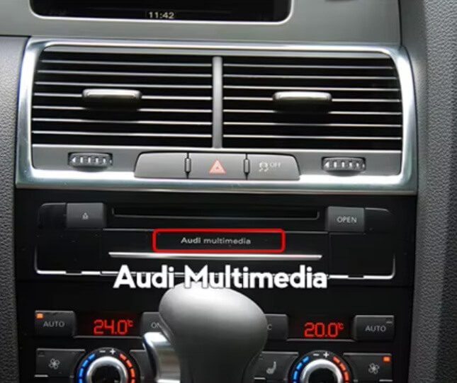 – típus specifikus autóhifi Audi Q7 (2005-2015) hatalmas 10,25