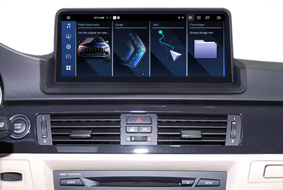 – típus specifikus autóhifi BMW 3 E90 E91 E92 E93 (2005-2012) hatalmas 10,25