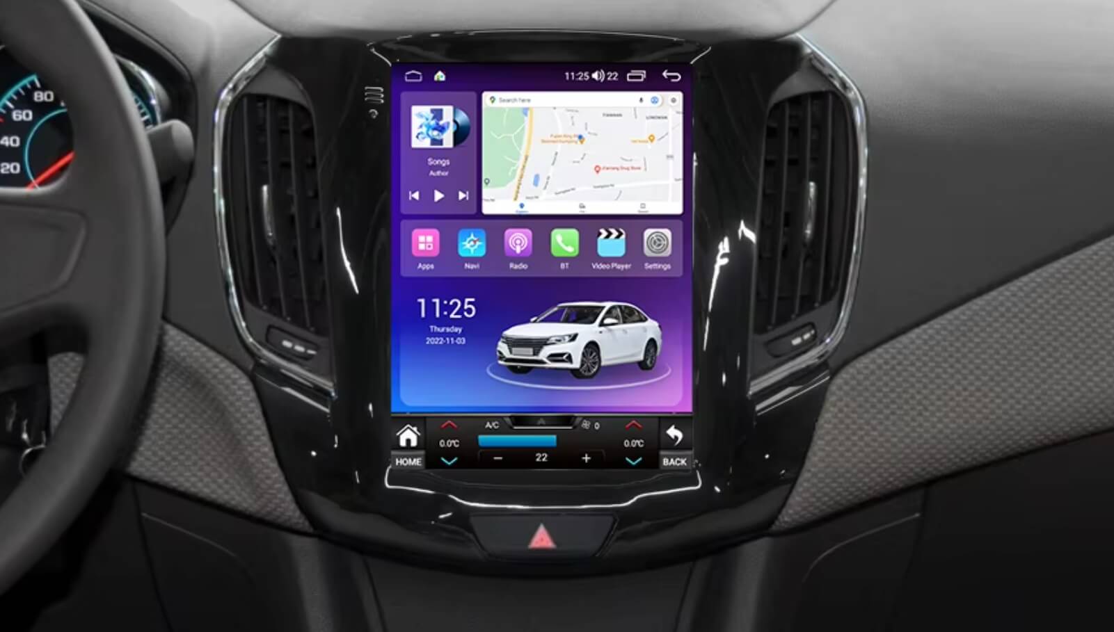 – típus specifikus autóhifi Chevrolet Cruze (2015-2020) hatalmas