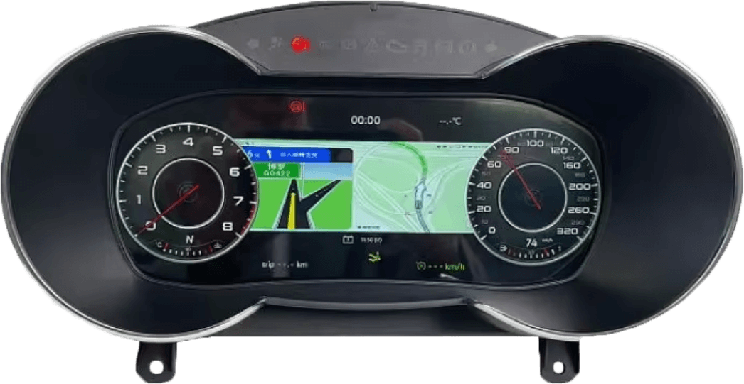 – típus specifikus autóhifi Audi TT (2008-2015) digitális kilométeróra csoport 10,25