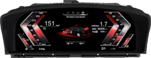 – típus specifikus autóhifi BMW 7 E65 E66 (2004-2008) digitális kilométeróra csoport 12,3