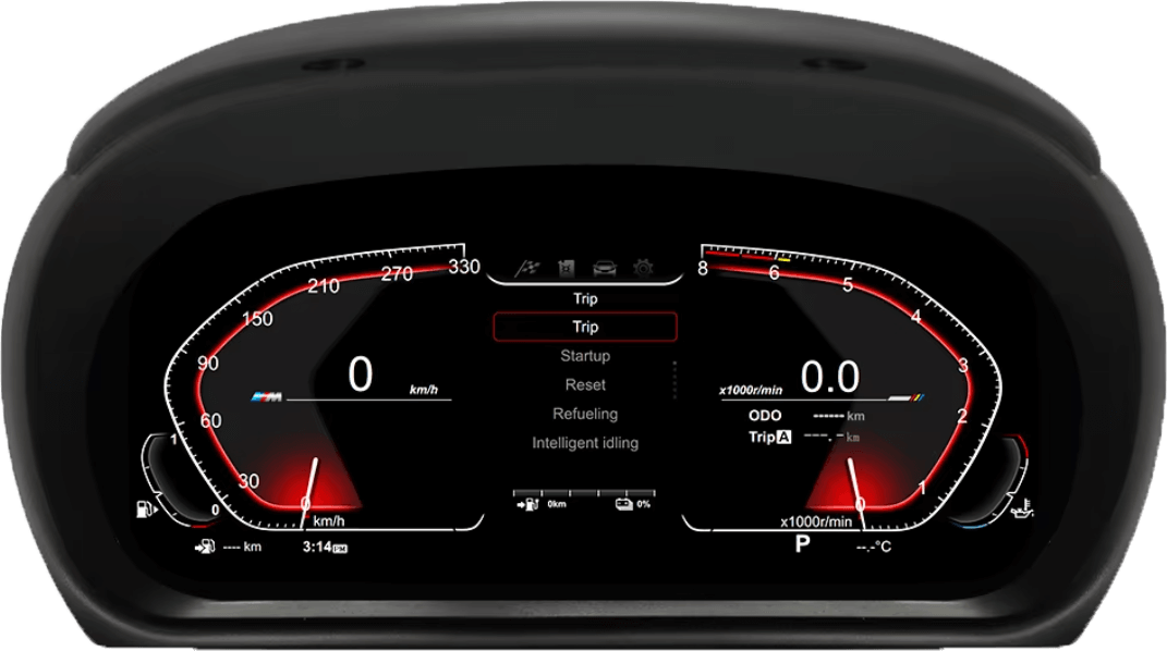 – típus specifikus autóhifi BMW 3 E90 E91 E92 E93 (2005-2012) digitális kilométeróra csoport 11