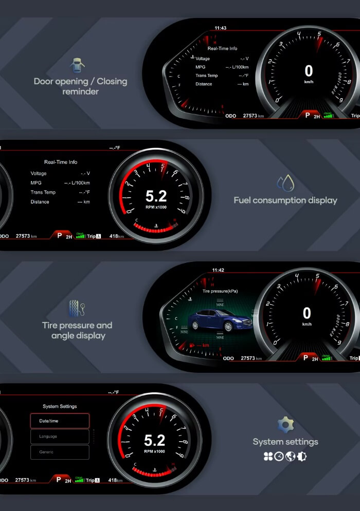DM-InfinitiQ7012-07 - autó specifikus multimédia