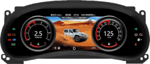 Jeep Wrangler (2011-2017) digitális kilométeróra csoport 12,3