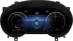 – típus specifikus autóhifi Mercedes CLA C117 GLA X156 NTG 4.5 és NTG 5.0 (2013-2019) digitális kilométeróra műszeregység 12,3