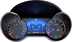 – típus specifikus autóhifi Mercedes GL ML (2006-2017) digitális műszeregység kilométer óracsoport 10,25