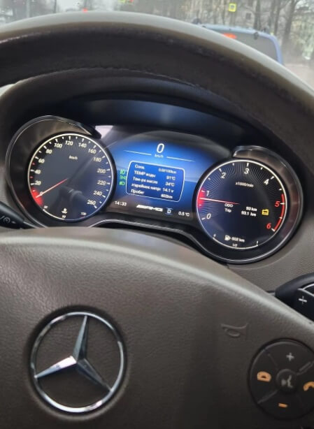 – típus specifikus autóhifi Mercedes GL ML (2006-2017) digitális műszeregység kilométer óracsoport 10,25