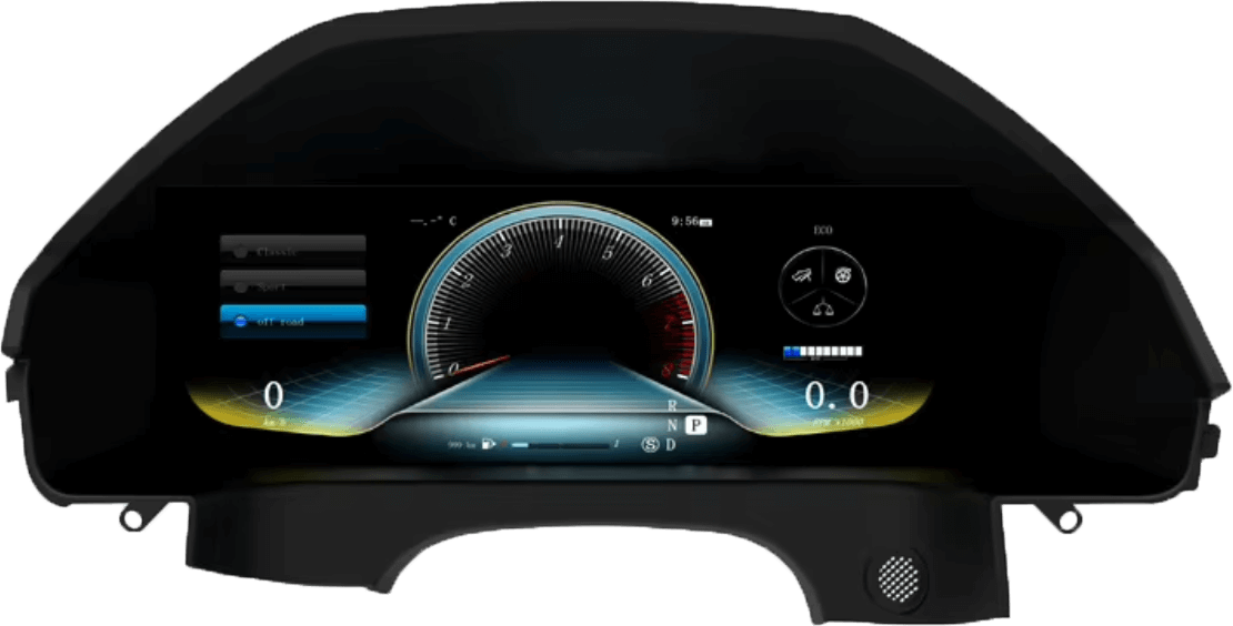 – típus specifikus autóhifi Mercedes C W204 NTG 4.5 (2011-2014) digitális műszeregység kilométeróra 12,3