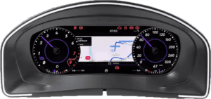 – típus specifikus autóhifi VW Scirocco (2009-2016) digitális kilométeróra csoport 10,25