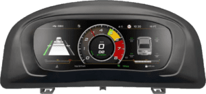 – típus specifikus autóhifi VW Touran (2004-2013) digitális kilométeróra csoport 10,25