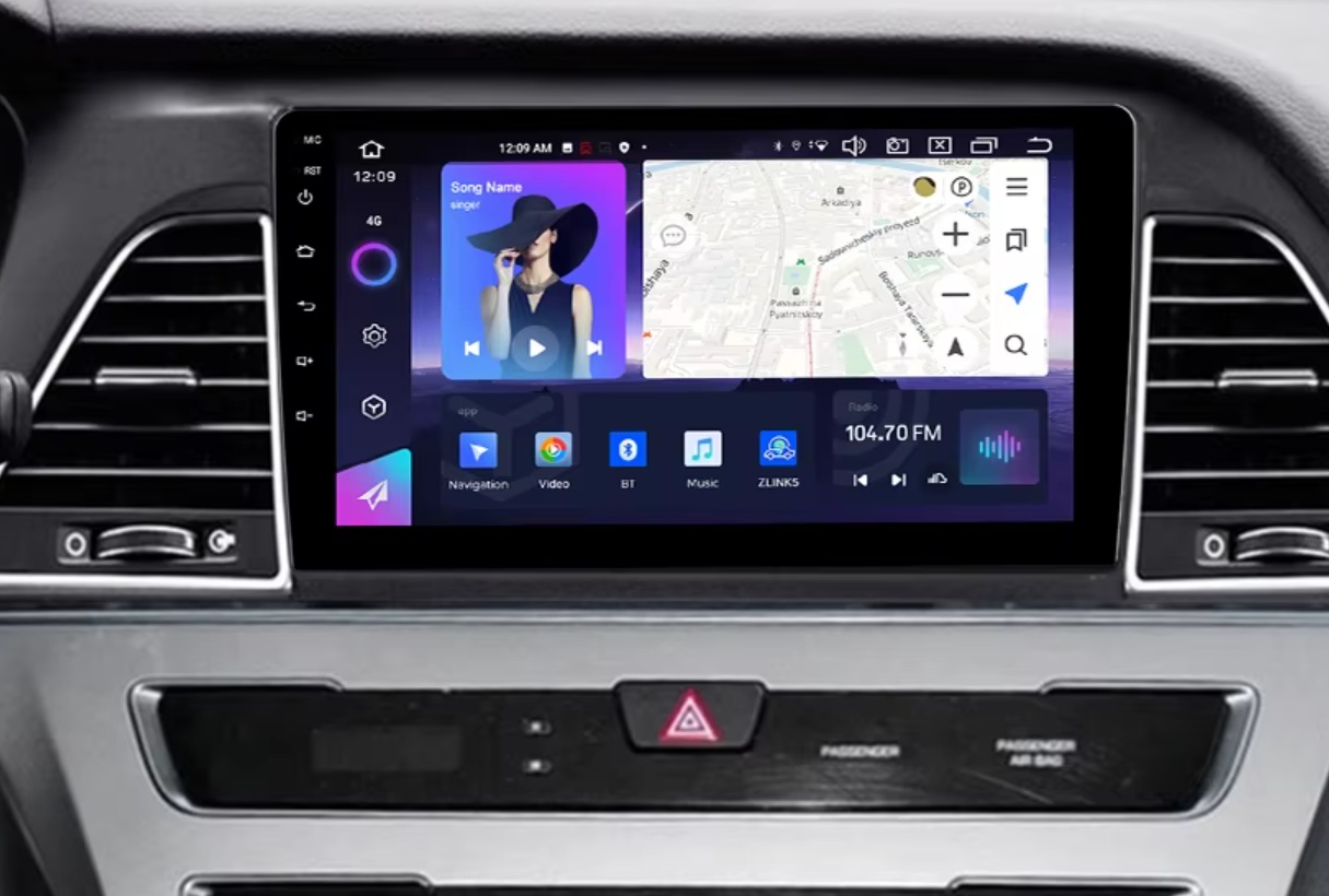 – típus specifikus autóhifi Hyundai Sonata (2014-2018) 9