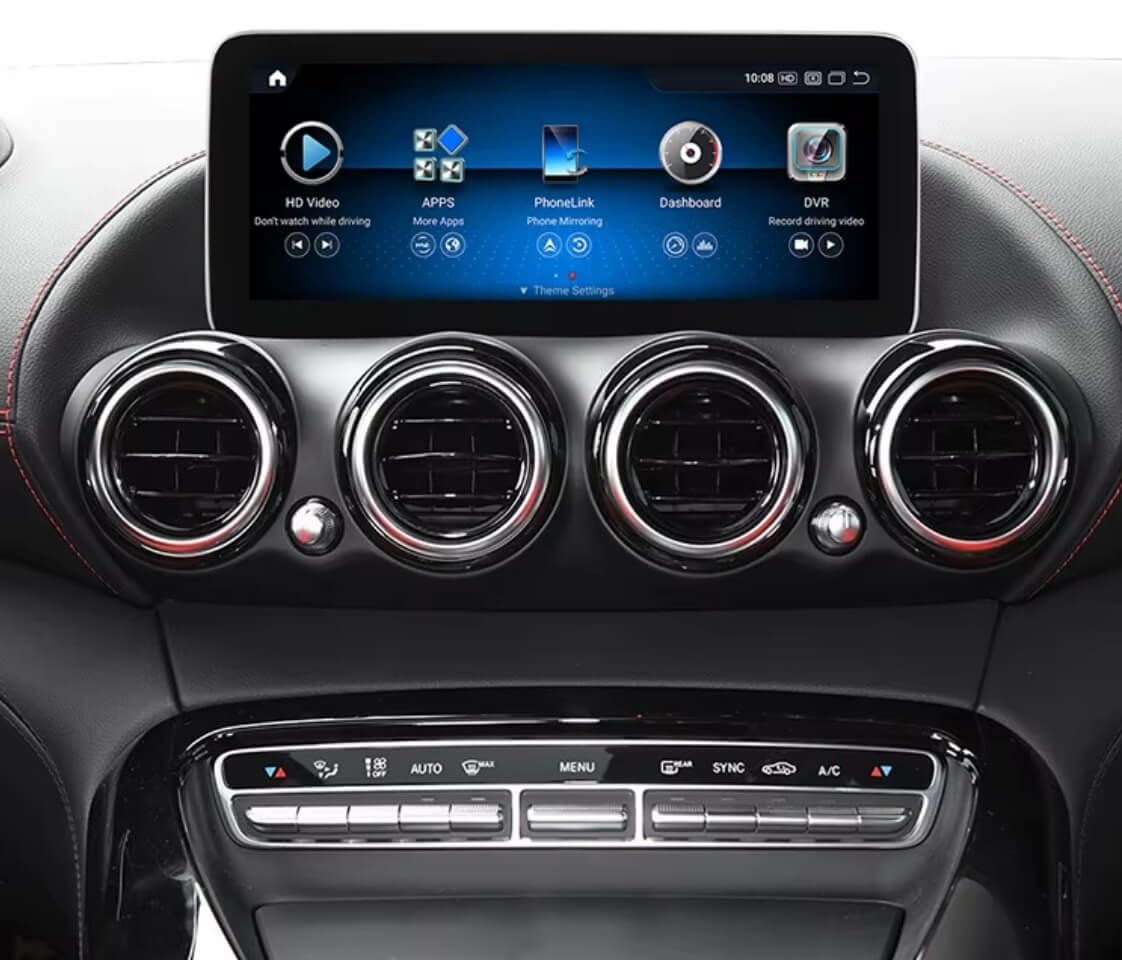 – típus specifikus autóhifi Mercedes AMG GT (2015-2021) hatalmas 10,25