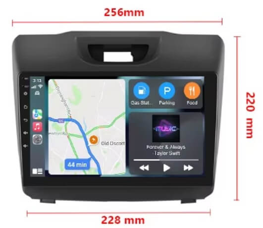 – típus specifikus autóhifi Isuzu D-Max Chevrolet TrailBlazer (2012-2018) 9