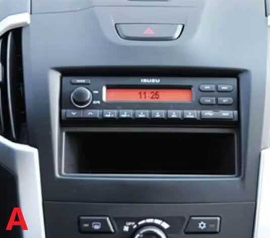 – típus specifikus autóhifi Isuzu D-Max Chevrolet TrailBlazer (2012-2018) 9