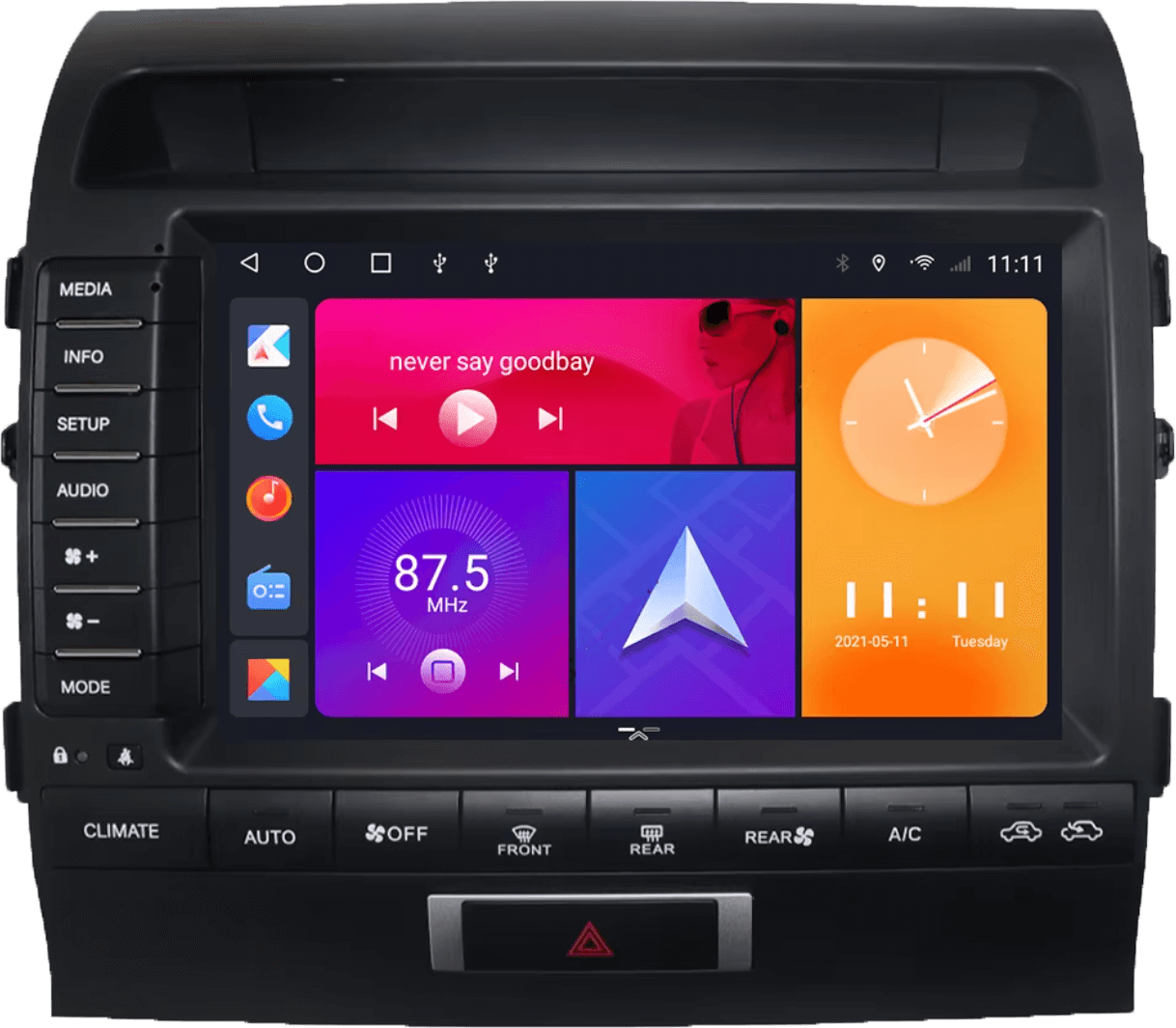 – típus specifikus autóhifi Toyota Land Cruiser (2007-2015) 9