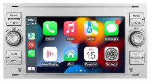 – típus specifikus autóhifi Ford Focus II C-Max Fusion Transit Fiesta magyar menüs GPS navigációs autórádió Wifi Bluetooth