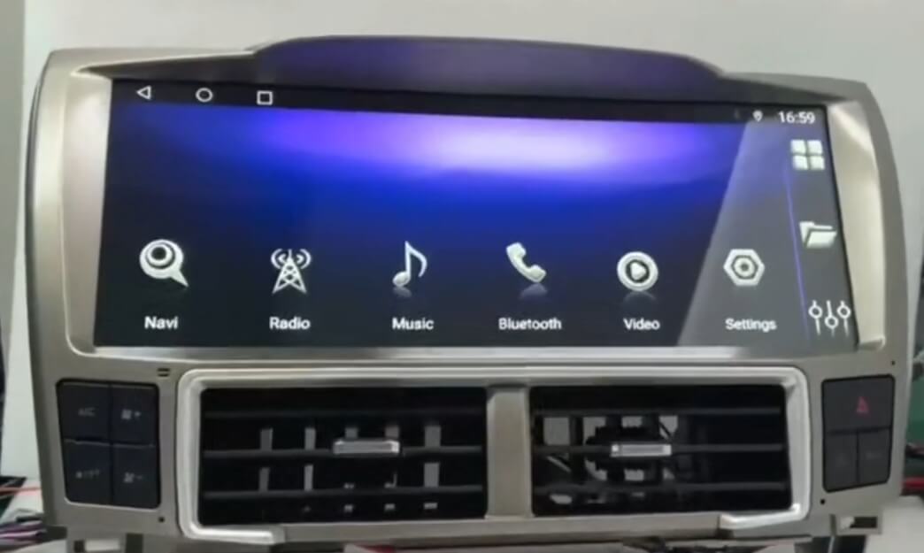 – típus specifikus autóhifi Lexus RX (2002-2007) hatalmas 12,3