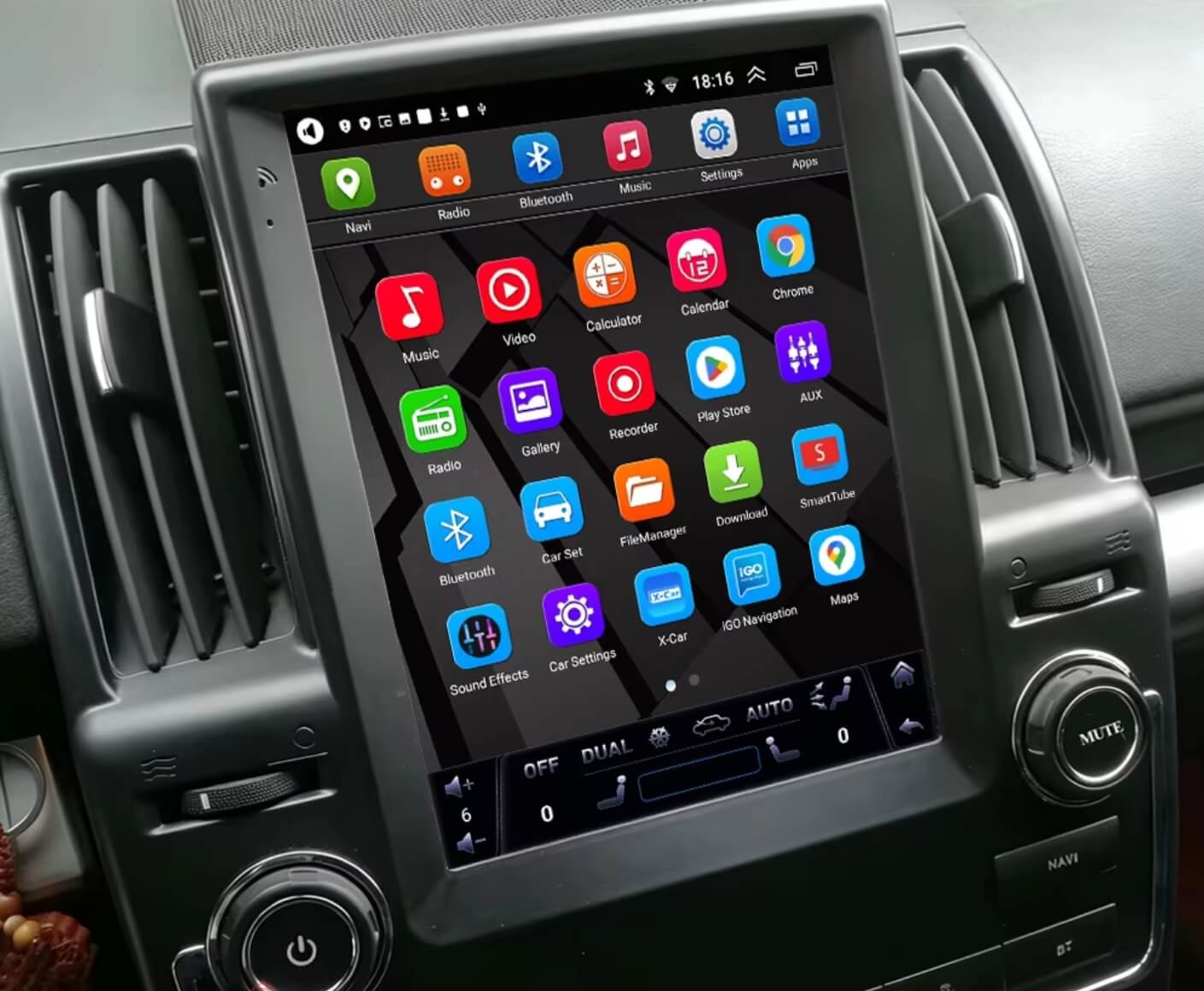 – típus specifikus autóhifi Land Rover Freelander 2 (2006-2015) hatalmas