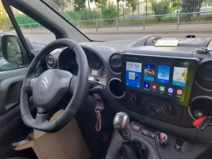 Citroen Berlingo B9 Peugeot Partner (2008-2019) 9" érintős magyar menüs Android GPS fejegység CANBUS vezérléssel, DSP Wifi Bluetooth - Image 8