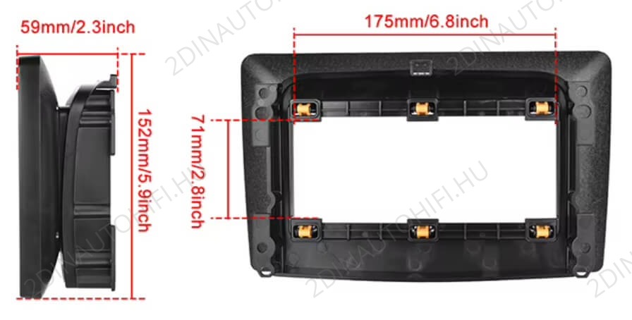 Fiat 500L (2012-2021) 10"-os kijelzős Autórádió magyar Android rendszerrel Wifi Bluetooth DSP - Image 8