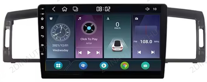 Infiniti M35 (2003-2010) 9″-os magyar menüs CANBUS vezérelt Android GPS autórádió navigációval Wifi BT DSP